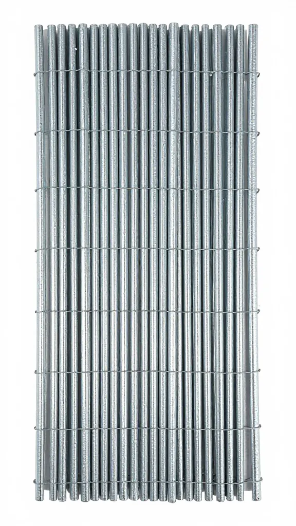 galvanized poultry staples securing mesh every four inches