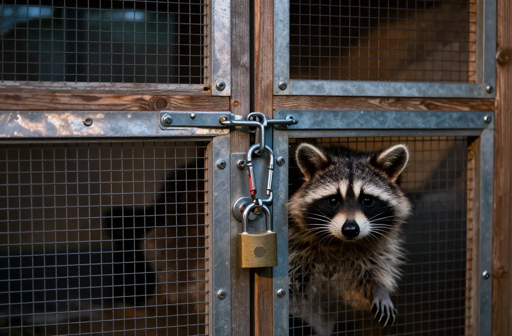 Raccoon-Proofing the Coop (locks & latches)