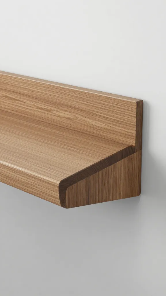 Roost bar edge with rounded over corner