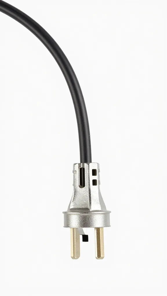 insulated electrical cord with outdoor-rated plug