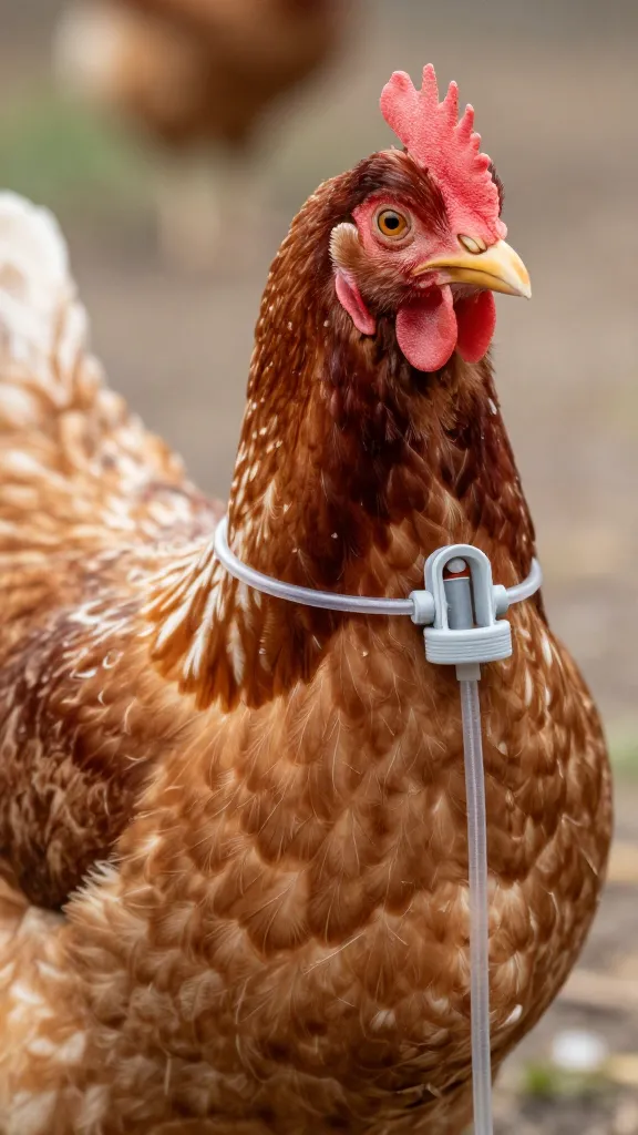 nipple waterer line mounted chest height for hens