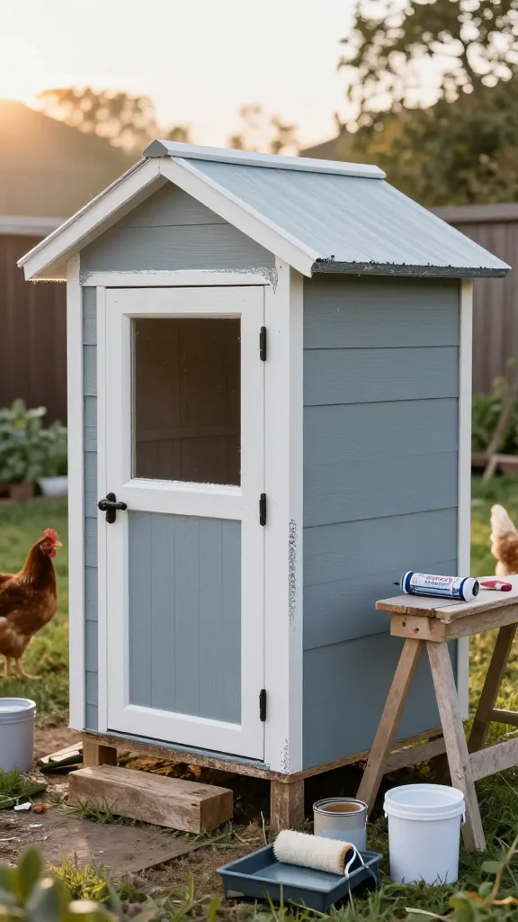 Paint + Trim: $78 Turned My Coop Into a Building