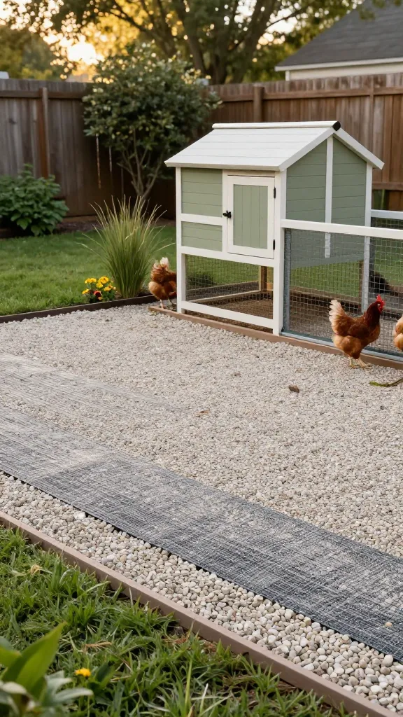 Hardware Cloth Skirt + Gravel Edge: Looks Finished, Stops Diggers for a backyard chicken coop