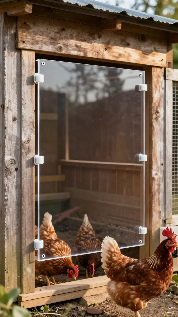 'The Pecking Order' - Weatherproof Vinyl Letters on the Coop