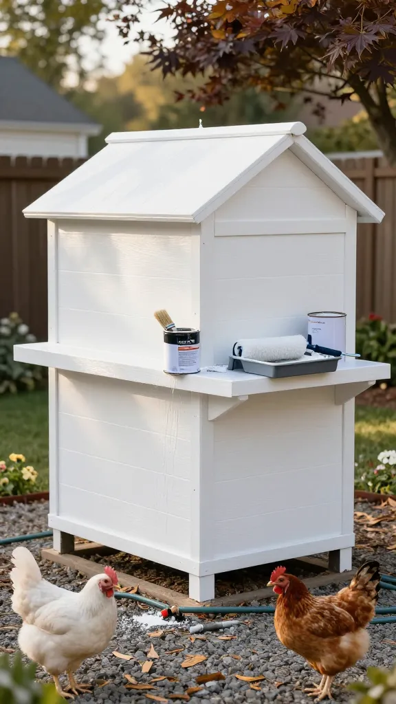 Semi-Gloss Exterior Paint for the Coop: A Primer-First Rule