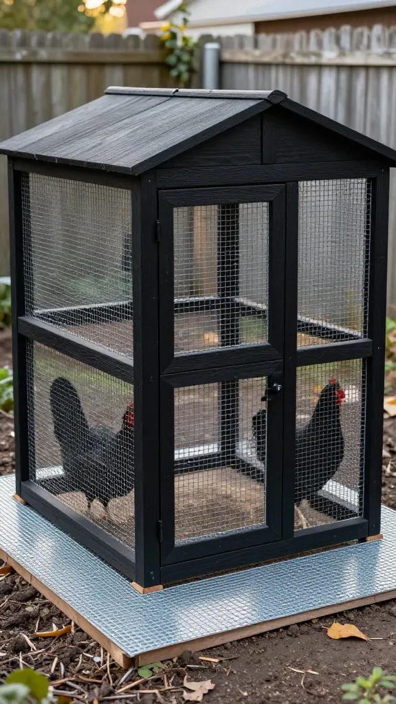 Black Hardware, Silver Wire: The Predator-Proof Line You Can Afford for a backyard chicken coop