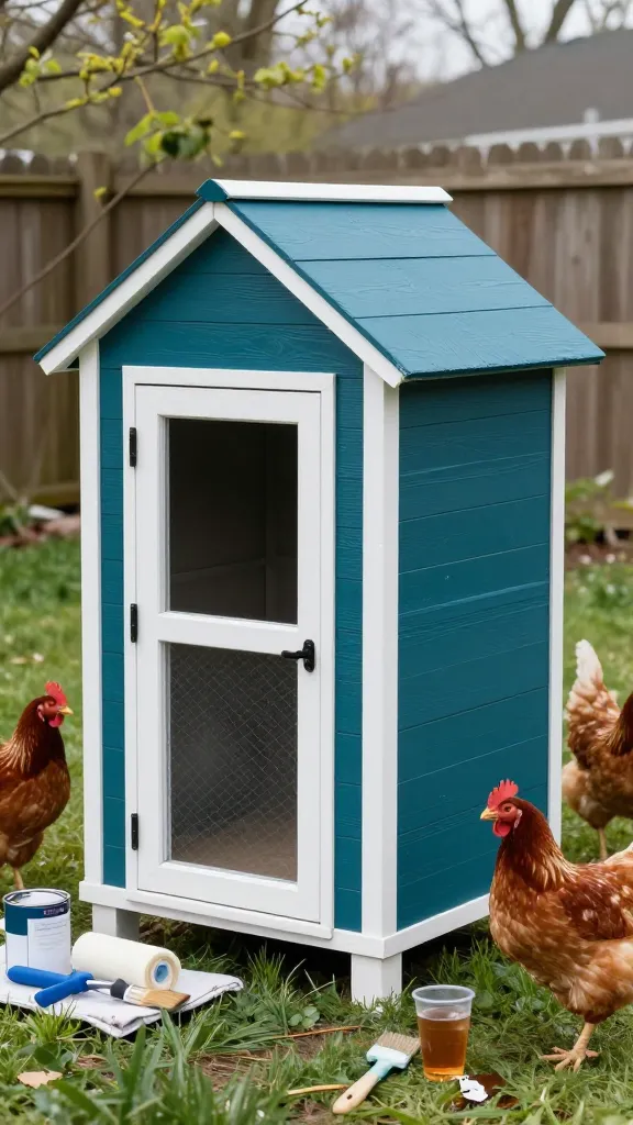 Two-Color Coop Body and Trim: $90, Zero Guesswork Later
