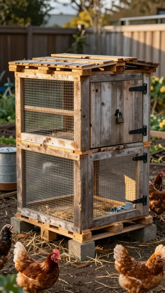 Pallet-Frame Chicken Coop: Free Bones, Paid-for Predators