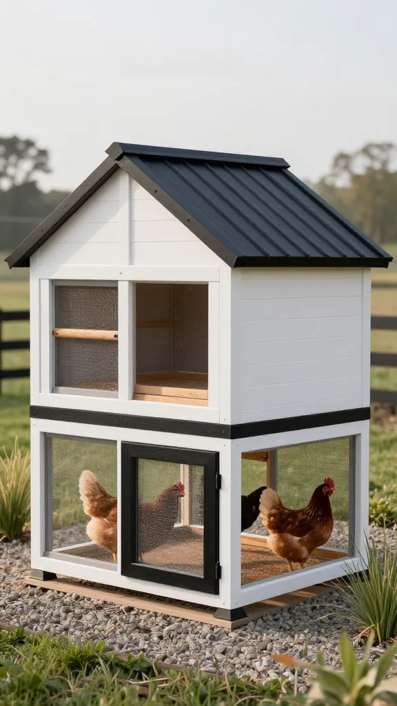 Hidden Venting That Still Reads Clean: Soffit Slots and a Shadow Gap for a backyard chicken coop