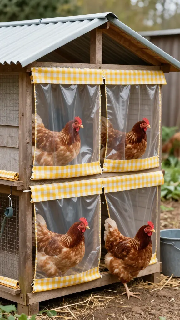 Nest Box Curtains That Actually Stay Clean for a backyard chicken coop