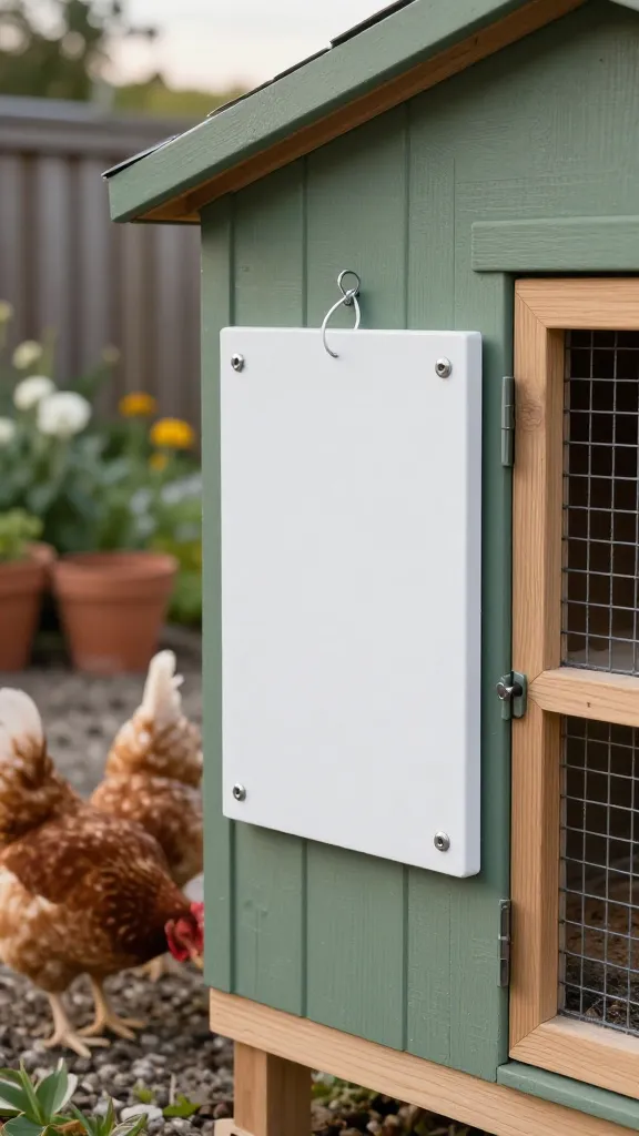 Coop Name Plate That Survives Weather