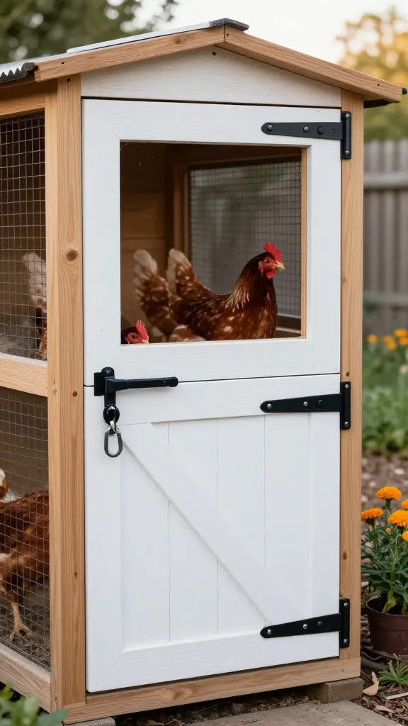 Dutch Door on the Coop: Looks Charming, Vents Safely