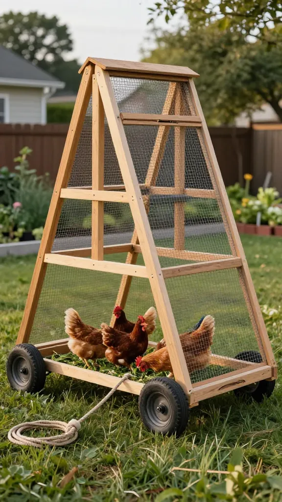 A-Frame Tractor Build: $280 Mobile Shelter You Can Move Solo for a backyard chicken coop