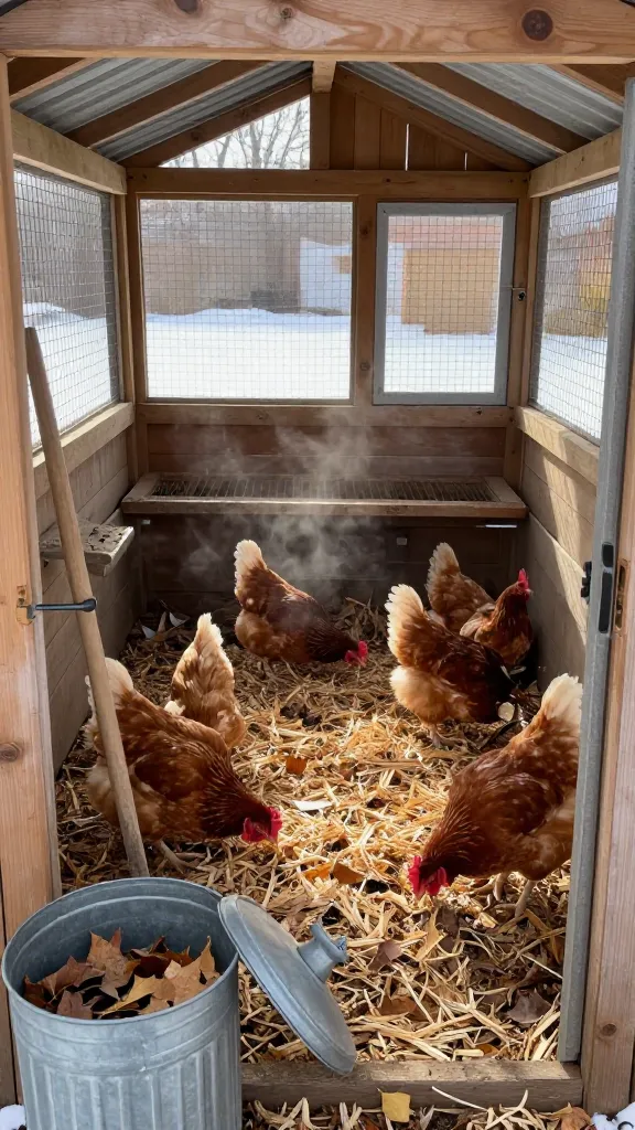 Deep-Litter Coop Setup: $35/Month Saved, Cleaner Winter Air
