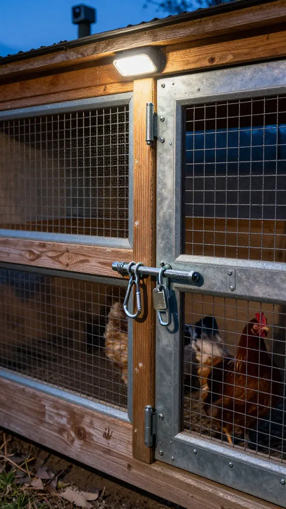 Predator-Grade Doors and Latches: $22 That Stops the 2 a.m. Panic for a backyard chicken coop