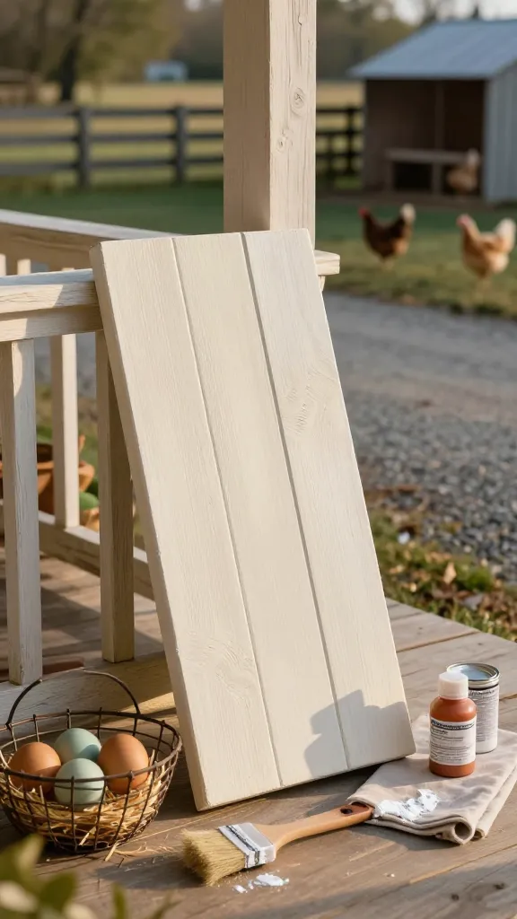'Fresh Eggs' - Two Words You Can Read From the Gate