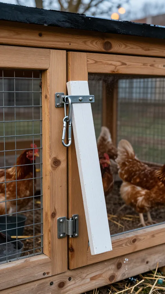 'Close It. Latch It.' - Predator-Proofing in 4 Words for a backyard chicken coop