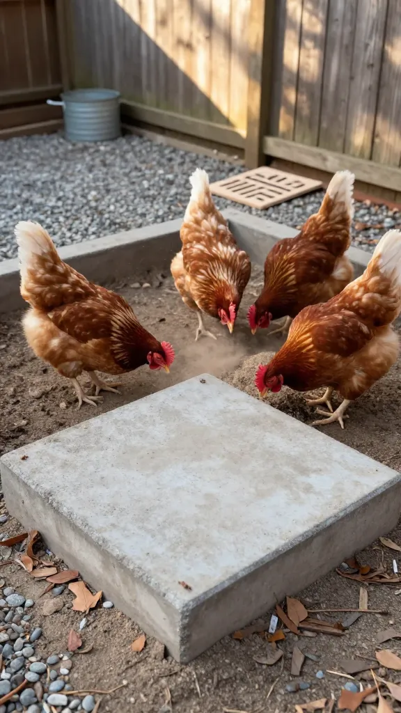 'Scratch Zone' - Keep the Chicken Mess Where It Belongs