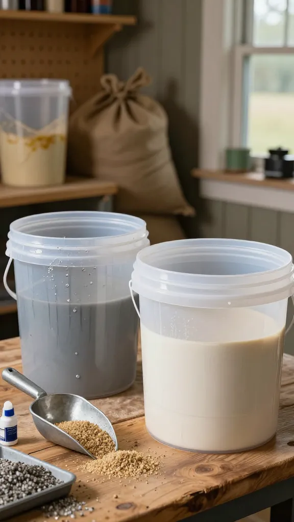 'Clean Bucket Only' - Feed Room Triage That Works for a backyard chicken coop
