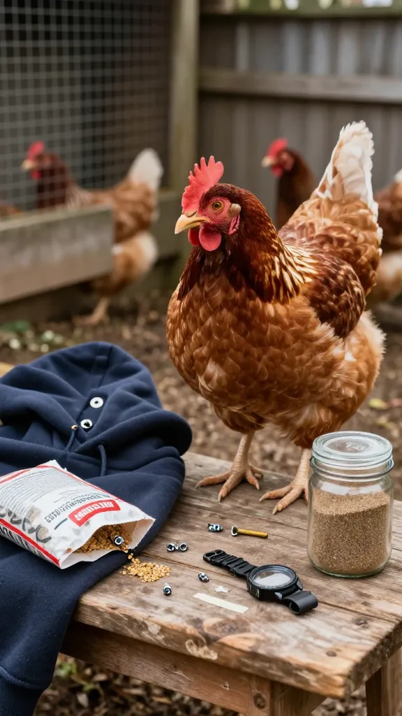Inspector Peck, Who Checks All Pockets for a backyard chicken coop