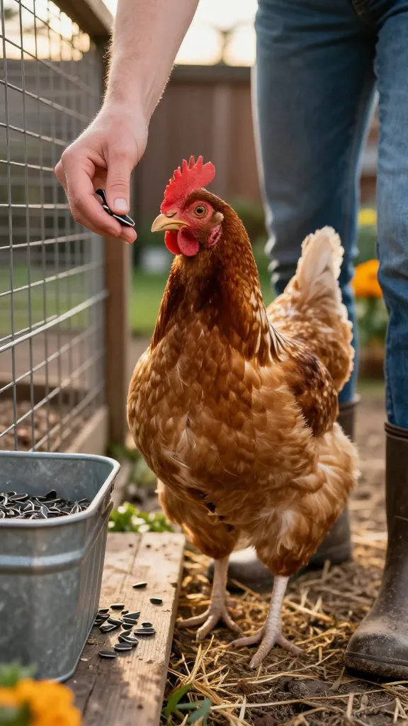 Lady Cluckington, the Chicken Who Negotiates Treats