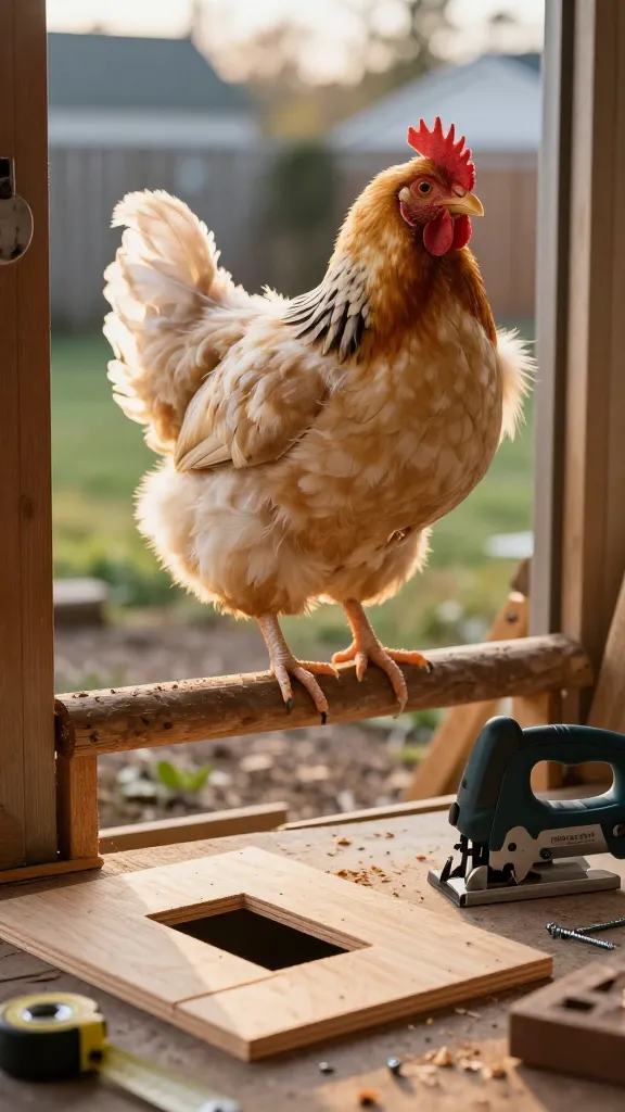Captain Floof, the Chicken Who Wears a Cape to Work