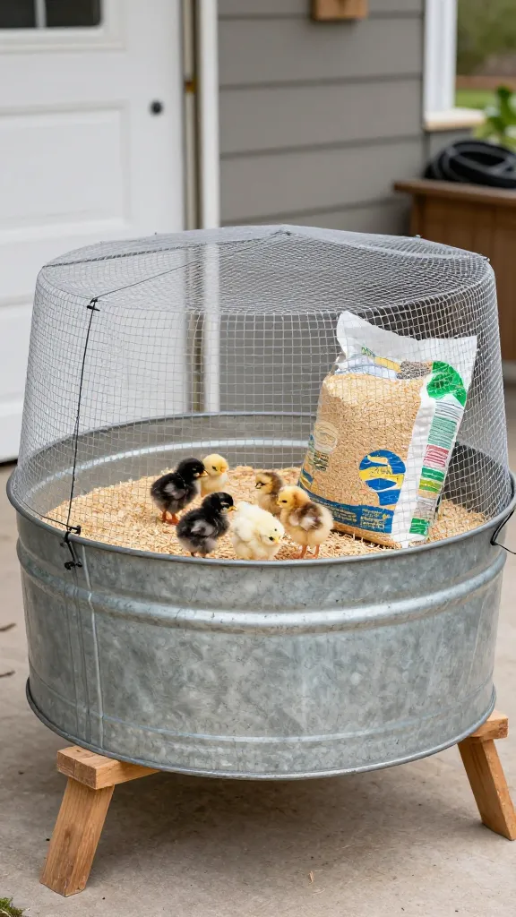 The Stock Tank Brooder: Zero Gaps, Easy Clean, ~$120 All-In for a backyard chicken coop