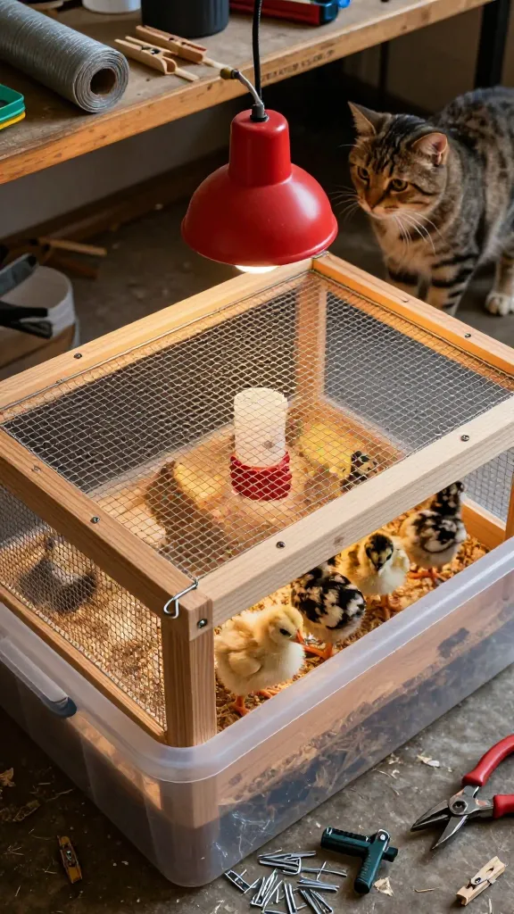 Hardware Cloth Lid That Actually Stays Put for a backyard chicken coop